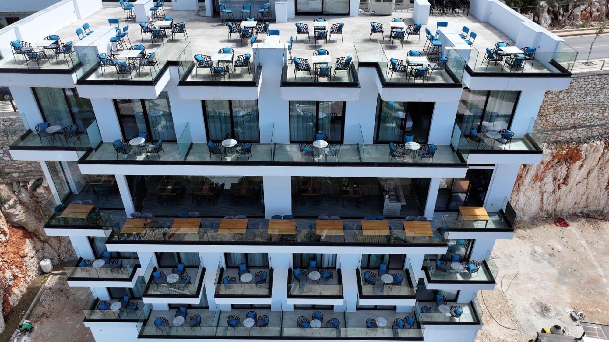 Litan Hotel Sarande Bagian luar foto