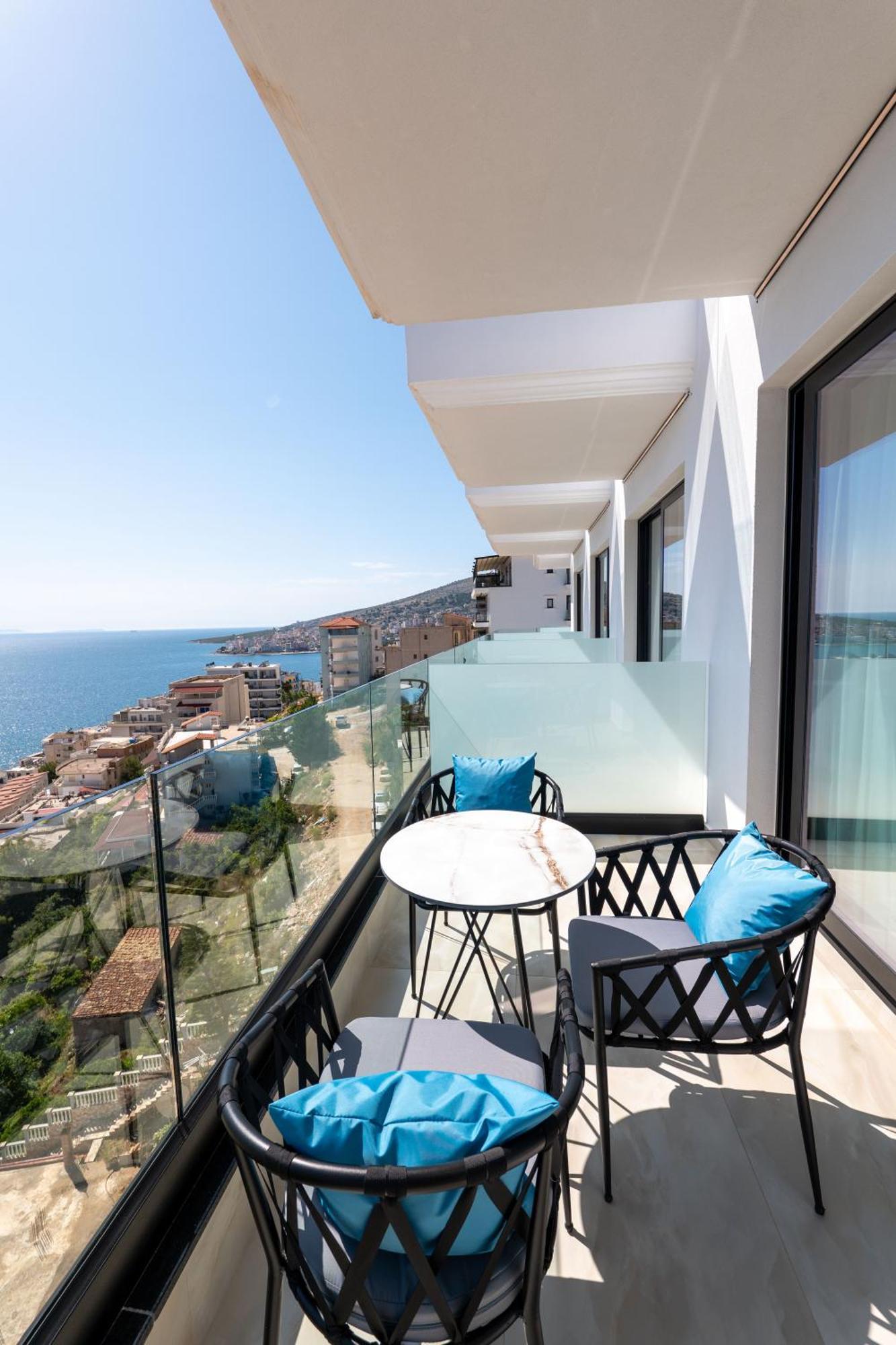 Litan Hotel Sarande Bagian luar foto