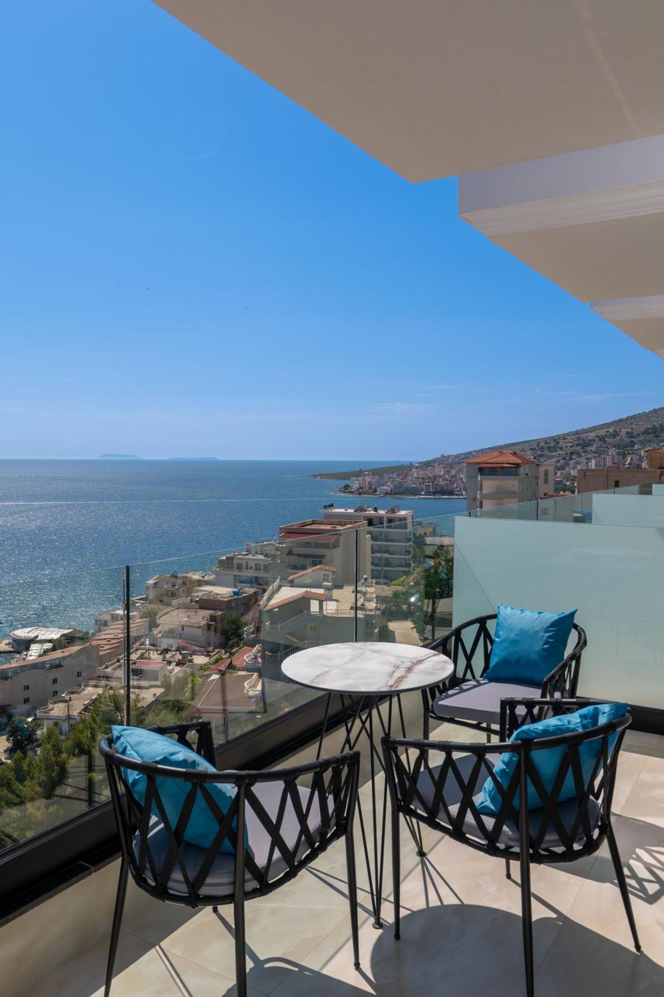 Litan Hotel Sarande Bagian luar foto